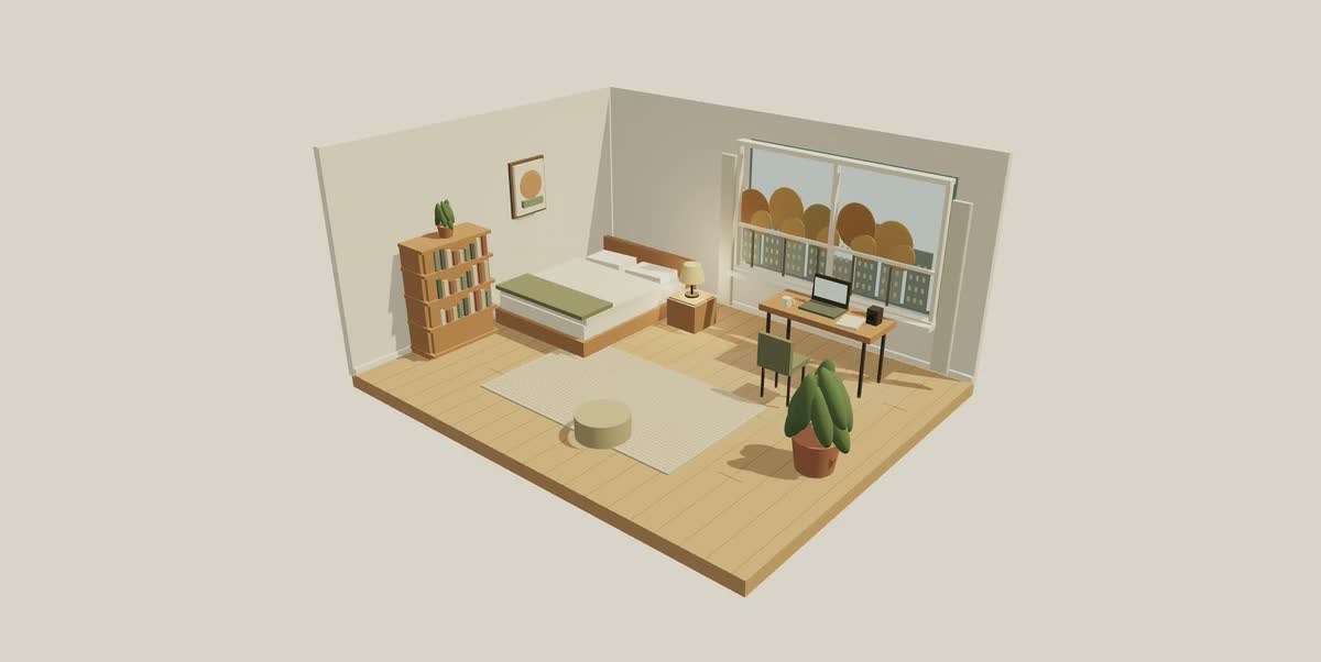 Interactive studio apartment